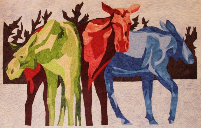 Moose madness quilting