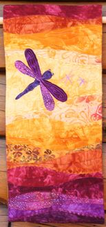 Dragonfly Quilted Wall Hanging