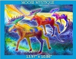 Ascone Moose Mystique Panel