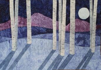 Moonlight Quilted Wall Hanging