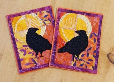 Raven Moon Card Orange