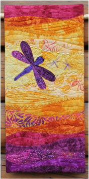 Summer Dragonfly Wall Hanging Quilt Kit