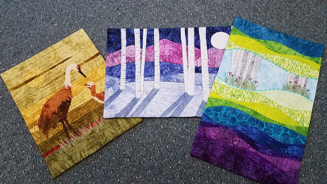 Quilted wall hanging kits