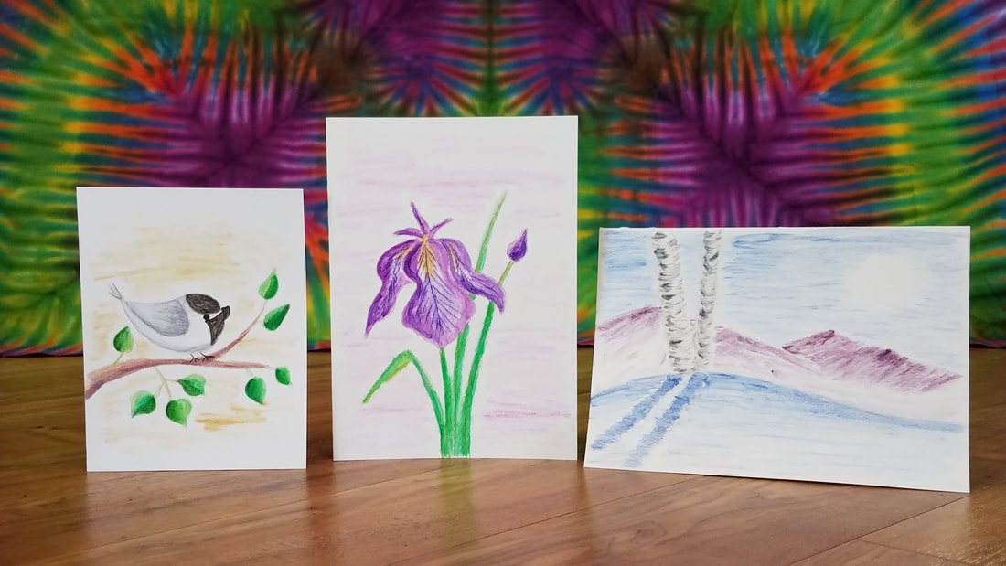 Inktense Cards for ColorPlay