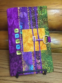 Quilted journal cover