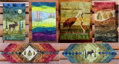OTTC quilt kits with green