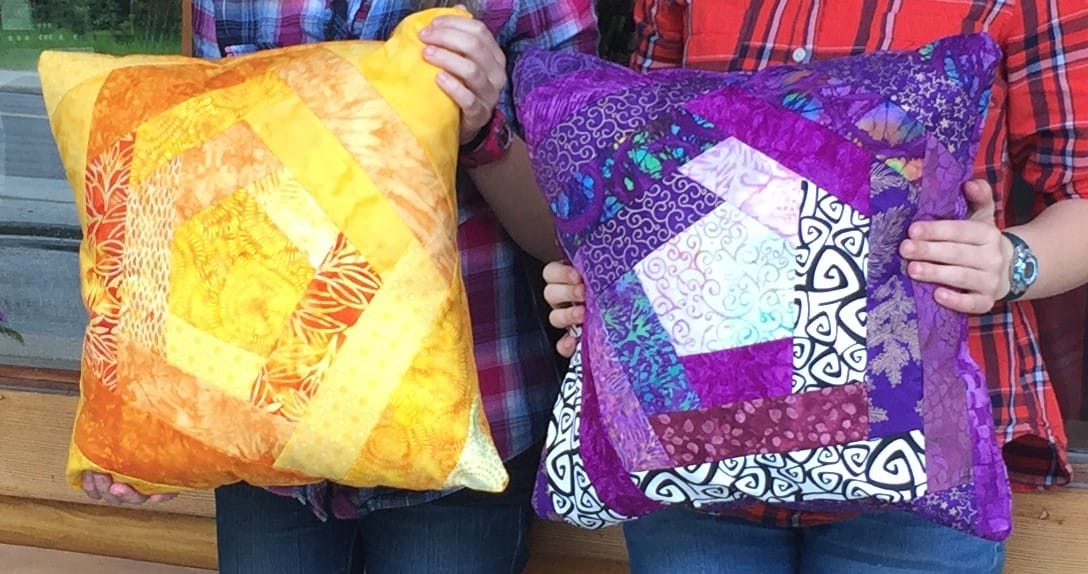 quilted pillow covers