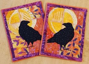 Raven Moon Card Orange