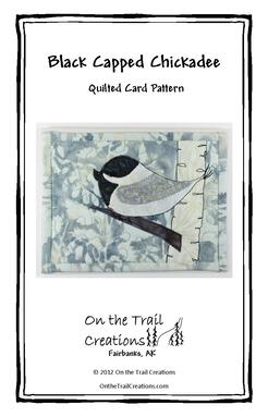 Chickadee card pattern