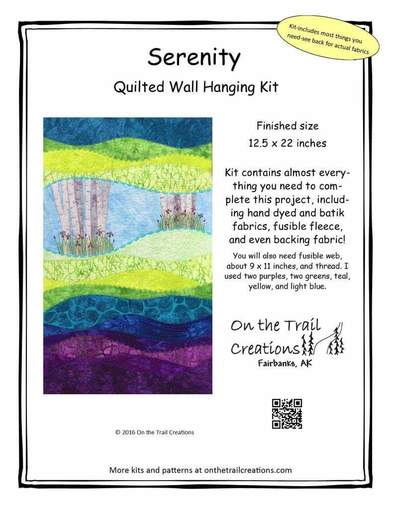 Serenity Quilted Wall Hanging Kit