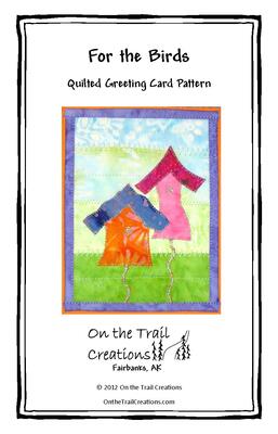 Birdhouse card pattern