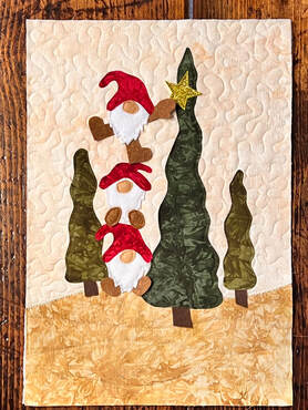 Gnome Wall Hanging Quilt