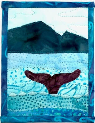 Whale Tale Quilted Card