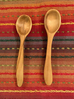 Carved birch spoons