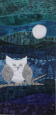 Night Owl Quilted Wall Hanging Quilt