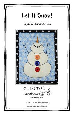 Snowman card pattern