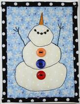 Snowman quilted card