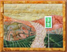 Milepost quilted card