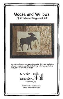 Moose Quilted Card Kit