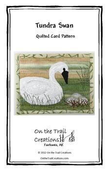 Tundra Swan Card Pattern