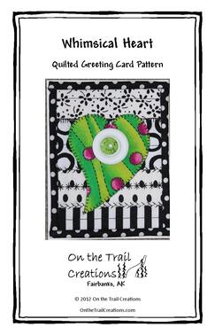 Whimsical Heart Card Pattern