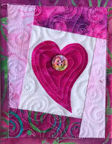 Valentine's quilted card