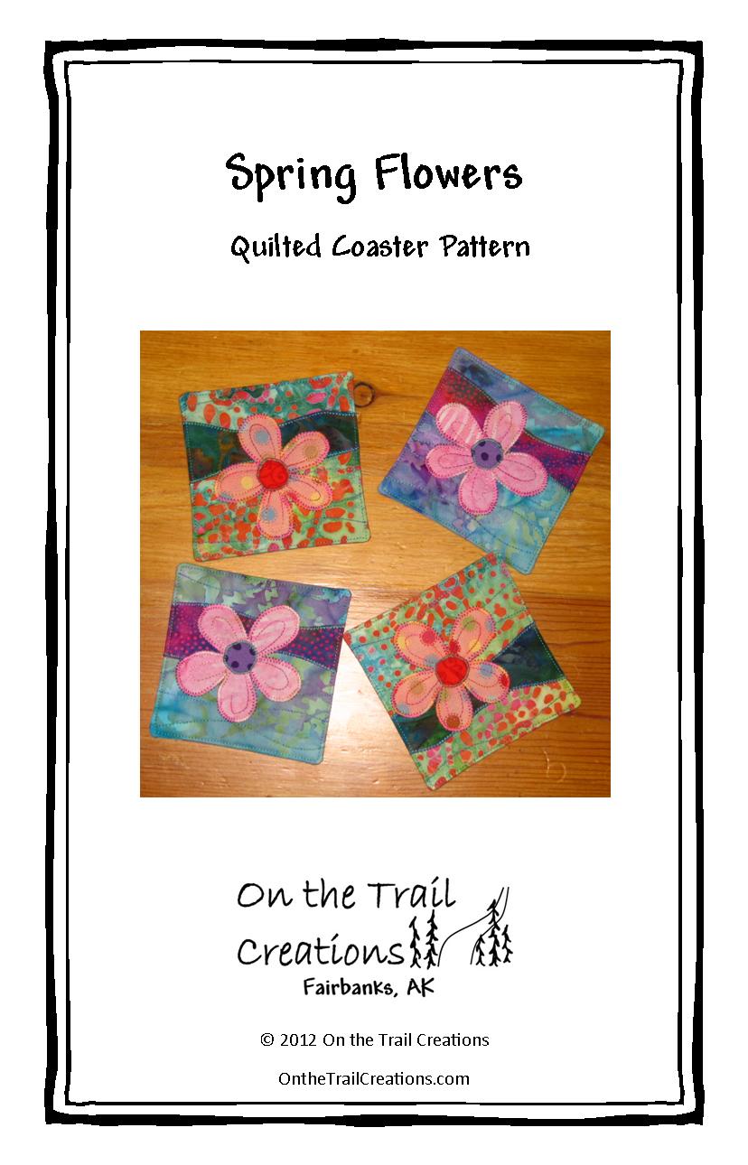 Spring Flowers coaster pattern