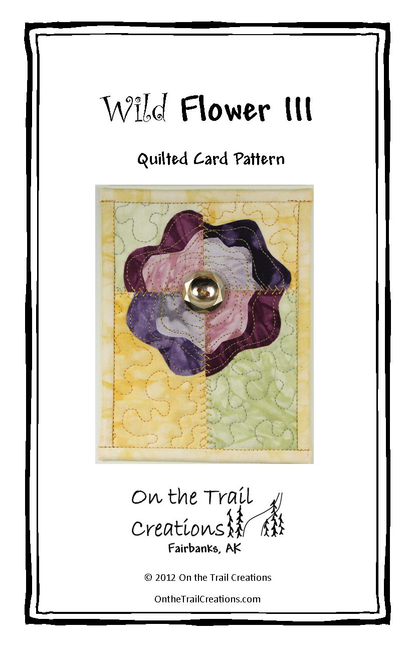 Wild Flower III card pattern